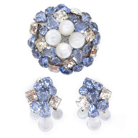 christian dior costume jewelry earrings.